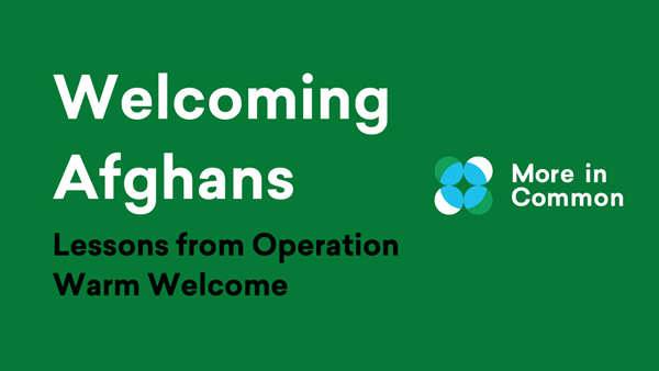 Welcoming Afghans Lessons From Operation Warm Welcome